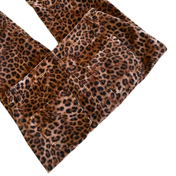 CHARTER CLUB Lexington Straight Leg Leopard Print Corduroy Pants Size 6 - Picture 15 of 15